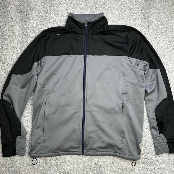 Ralph Lauren Jacket Mens Large RLX Full Zip Pockets Basic Activewear Layering - Picture 1 of 7